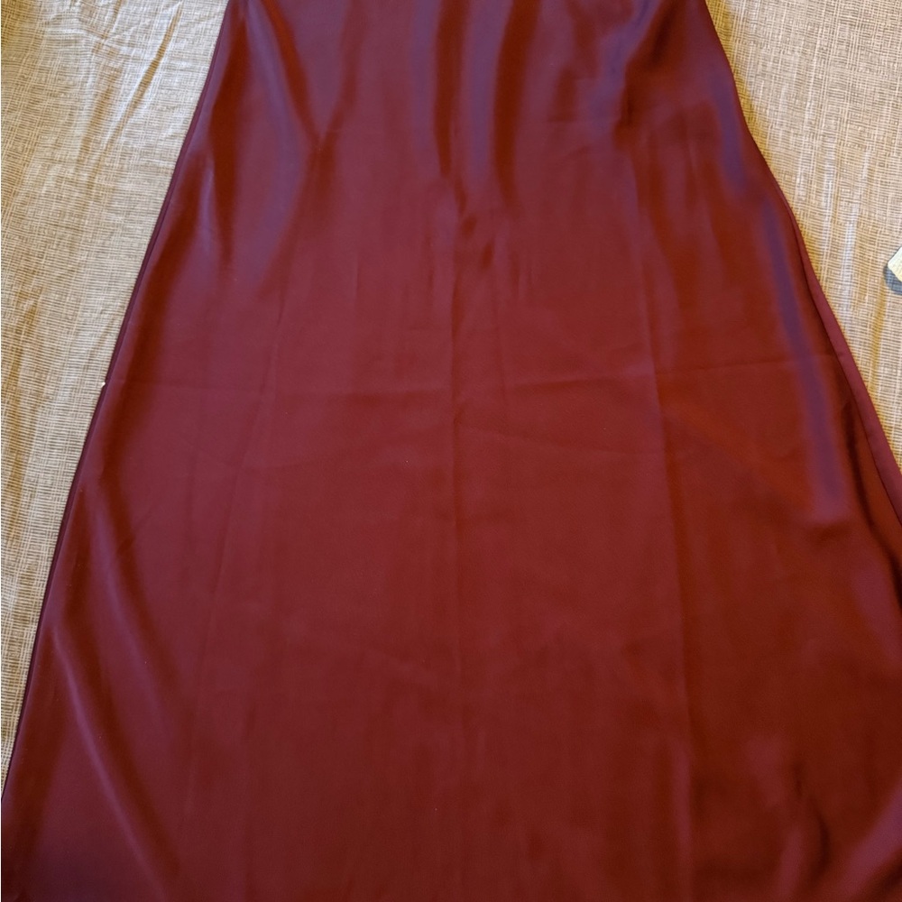 Elegant Burgundy Women's Skirt